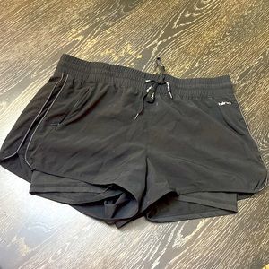 Black gym shorts!